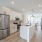 kitchen with an island and stainless steel appliances