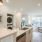 kitchen with an island and stainless steel appliances